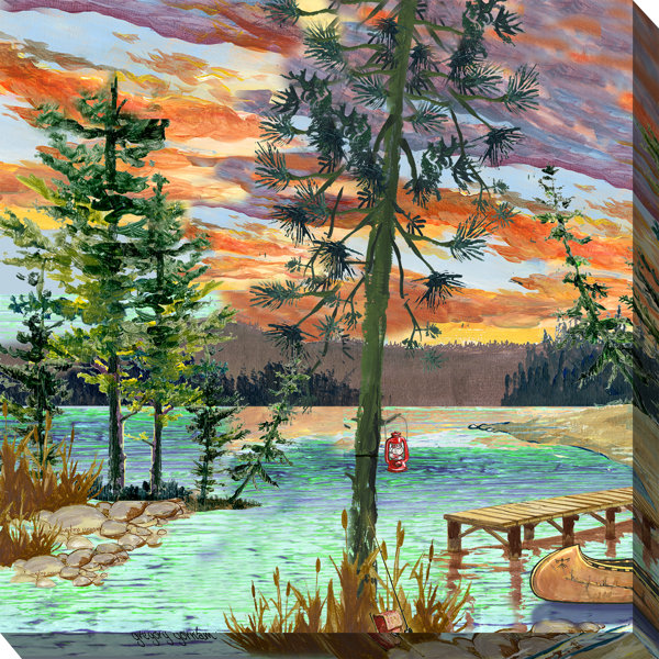 Millwood Pines SUMMER CAMP OUTDOOR ART 24X24 | Wayfair.ca